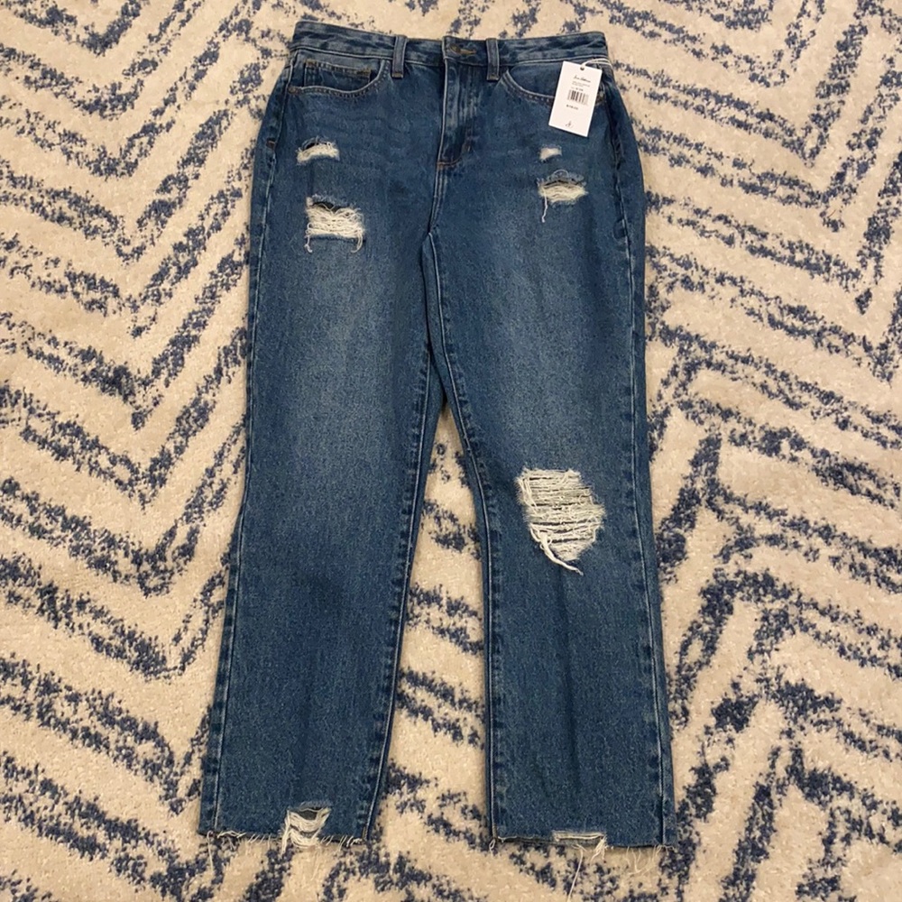 SAM EDELMAN The Stiletto Straight High Rise Crop Jeans